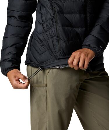 Жіноча утеплена куртка Columbia Powder Lite II Full Zip, чорна, розмір XL