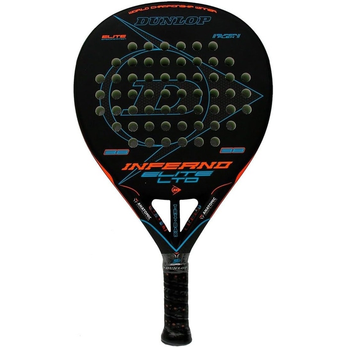 DUNLOP Inferno Elite – ракетка для падел-тенісу, оранжево-блакитна