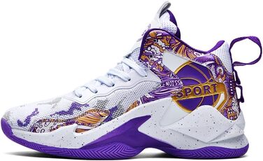 Баскетбольні кросівки для чоловіків та жінок. Легкі спортивні кросівки для ходьби, повсякденні снікерси. Зносостійкі, з антиковзким покриттям, розміри 36-45 EU, колір фіолетовий