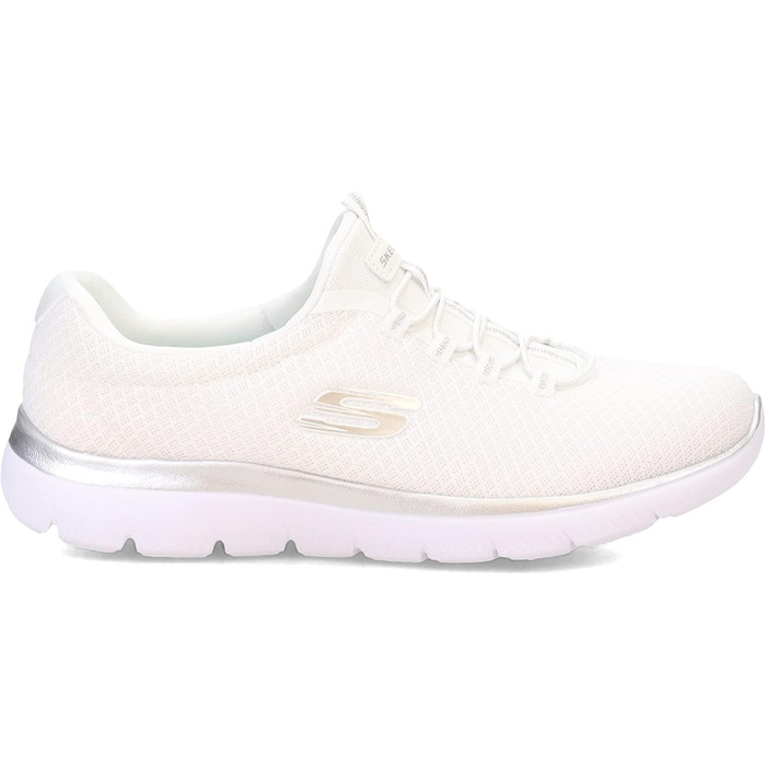 Кросівки жіночі Skechers Summits White/Silver (39 EU) - Дихаюча сітка