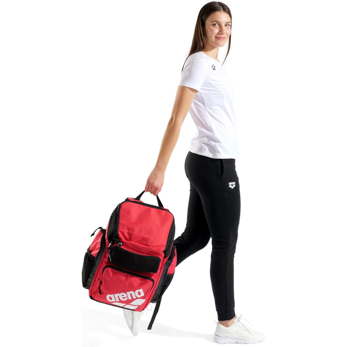 Рюкзак для плавання Arena One Go, 45 літрів, червоний - спортивна сумка для подорожей