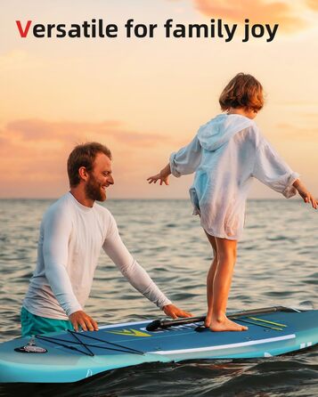 Надувний SUP Борд Abahub 320x78x15см: Комплект для Станд Ап Паддлінг, Каякінг, Риболовля. З регульованим веслом та сидінням.