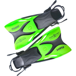 Дитячі ласти Aqualung Flame, розмір 27-32, регульовані, зелений