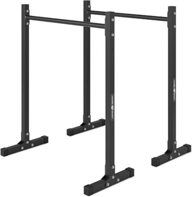 Бруси для віджимань Marbo Sport SG-14, турнік, паралети, домашній спортзал, гантелі 140 кг, чорний