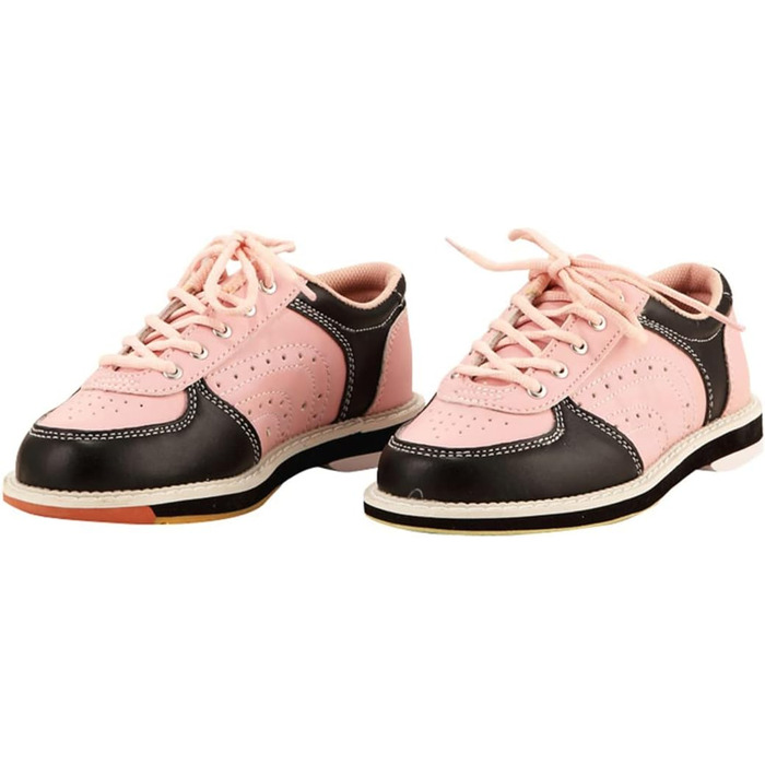 Жіночі дитячі дорослі bowling shoes bowling shoes шкіряні дихаючі амортизуючі унісекс 38 EU рожеві