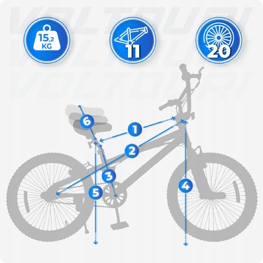 Трюковий велосипед BMX 20