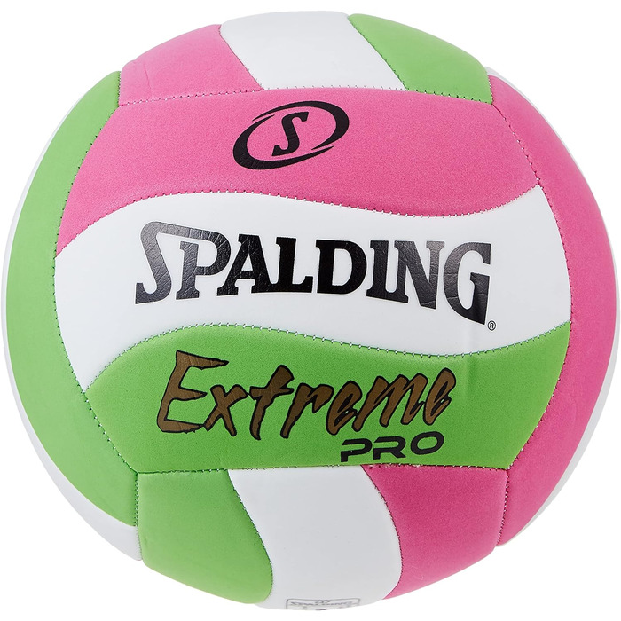 Волейбольний м'яч Spalding Extreme Pro Wave розмір 5, рожево-зелено-білий, для дорослих, універсальний