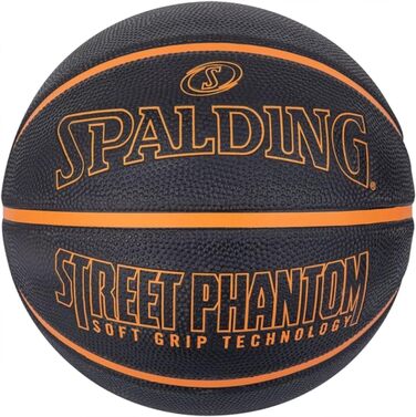 Баскетбольний м'яч Spalding Phantom 6 розмір, чорний, унісекс
