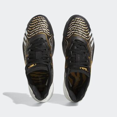 Кросівки баскетбольні adidas D.O.N. Issue 4 (40 EU, чорний/золотий/білий)