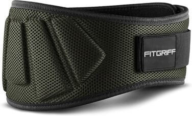 Пояс для важкої атлетики FITGRIFF V1 – фітнес-пояс для бодібілдингу, пауерліфтингу, тренувань – універсальний тренувальний пояс для жінок і чоловіків