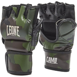 Рукавички для MMA Leone 1947 Mimetic Camo зелені, тренувальні, греплінг
