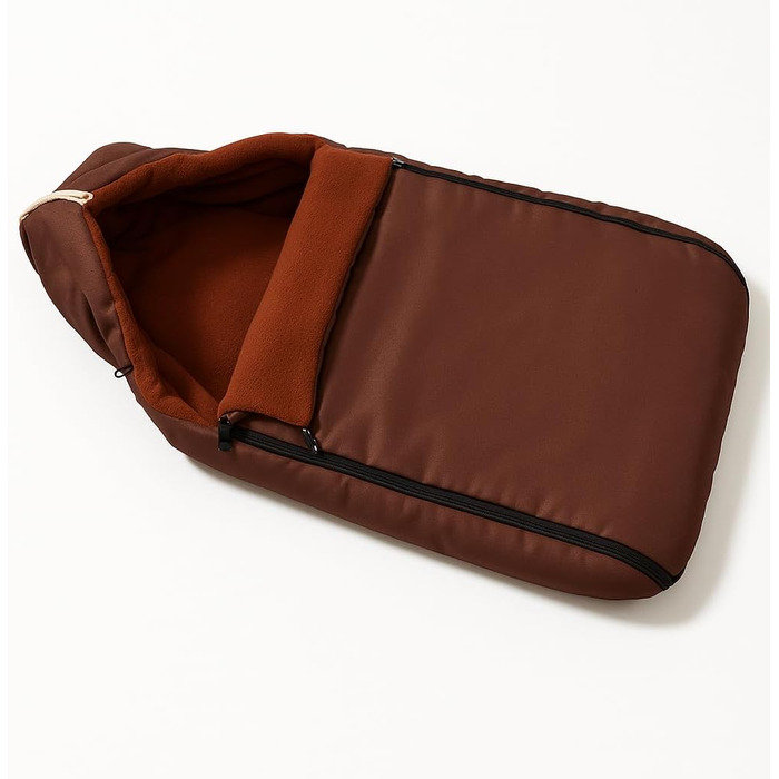 Дитячий санки на дереві з підніжкою та зимовим мішком, 90 см, з пудкою | 10 кольорів (сірий)