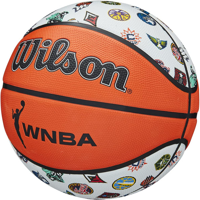 Баскетбольний м’яч Wilson NBA All Team, розмір 6, білий, унісекс