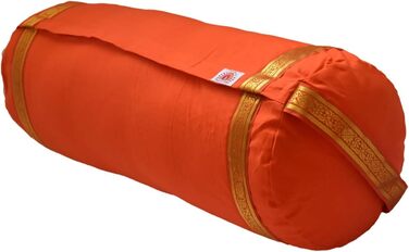 Валик для йоги Yoga United, помаранчевий, бавовна