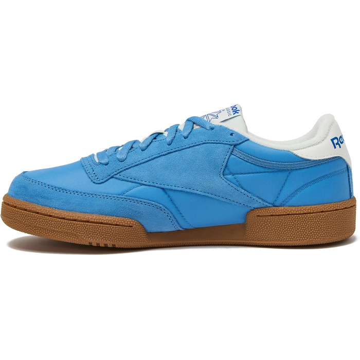 Чоловічі кросівки Reebok Club C 85 - білі, Casual, 44 EU, Essential Blue Chalk Gum