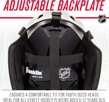 Дитяча хокейна воротарська маска Franklin Sports NHL Buffalo Sabres, для стріт-хокею, ліцензія НХЛ
