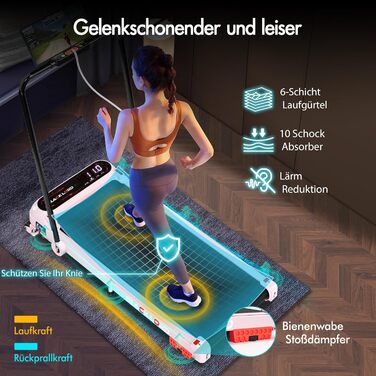 Біговий доріжка BLACK LORD X7, Walking Pad під стіл, 3.0PS, до 130кг, Bluetooth, 3 рівня нахилу, рожевий