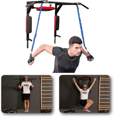 Стійка для підтягувань та віджимань CCLIFE Klimmzugstange Wand Multigriff - до 200 кг