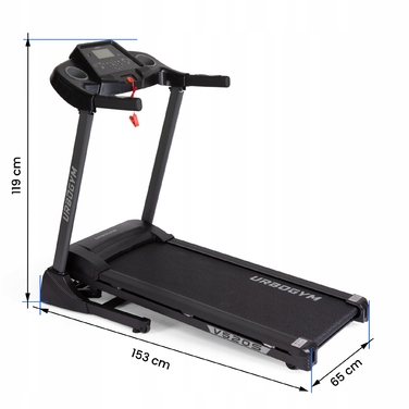 Електрична бігова доріжка Urbogym V520S (до 130 кг)