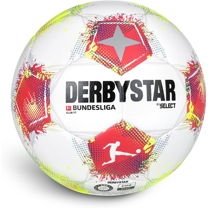 Набір для пінг-понгу Derbystar Bundesliga Club: біло-червоно-жовтий, офіційний дизайн