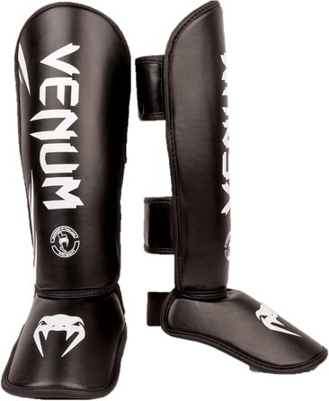 Захисні щитки Venum Challenger для підлітків, унісекс, чорні/білі