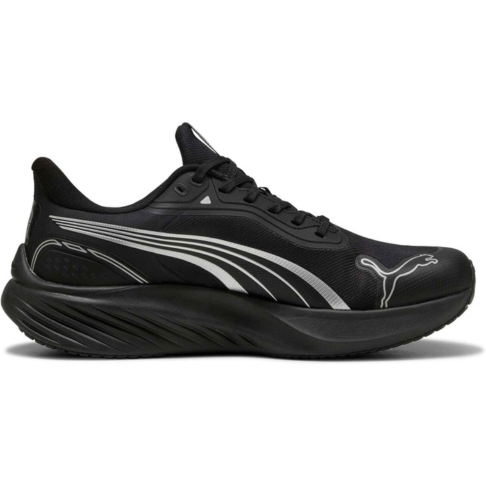 Кросівки PUMA Pounce Lite PTX для бігу по місту, 45 EU, чорний/білий