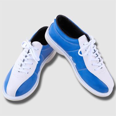 Ботинки для боулінгу VEACAM для чоловіків та жінок, фітнес-тренажери, модні, зручні кросівки для правші та лівші, початківці (43 EU, білий)