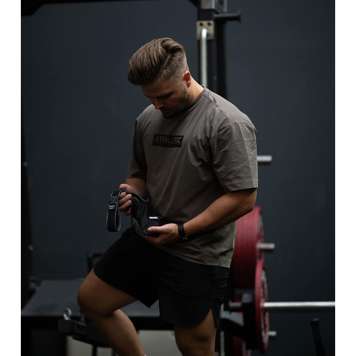 Преміум фітнес-стрічки ATHLETIC AESTHETICS з тканини, набір еспандерів для тренувань з сумкою та відеокурсом, гумки для підтягувань для жінок і чоловіків