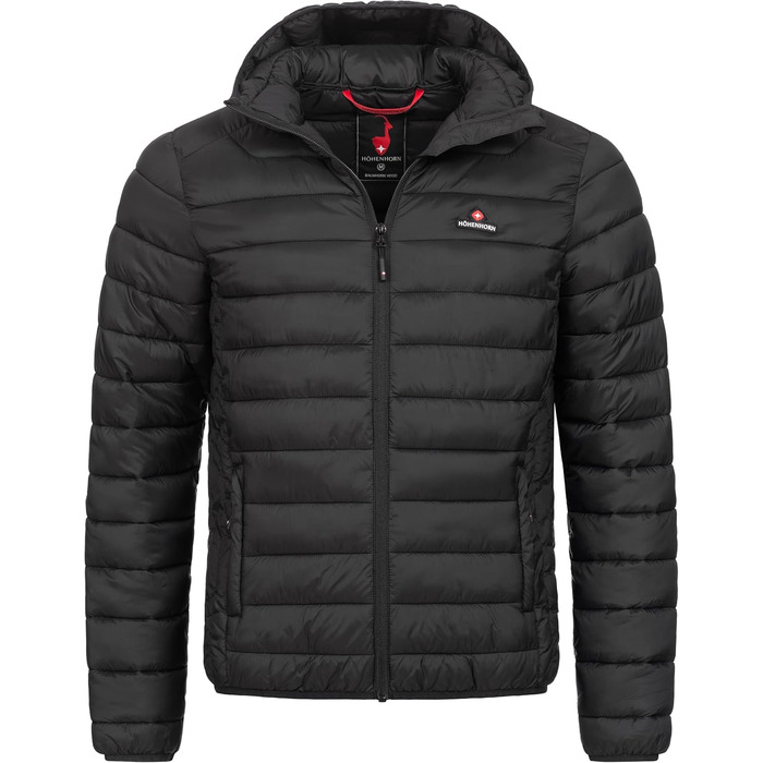Чоловіча куртка Höhenhorn Balmhorn: перехідна, степкова з капюшоном, колір - Midnight Black, розмір XL
