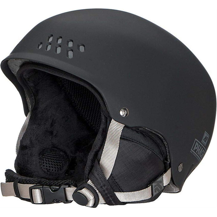 Чоловічий лижний шолом K2 PHASE PRO, чорний, для сноуборду та лиж, розмір S (51-55 см), захисний шолом