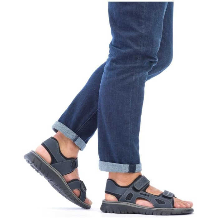 Чоловічі сандалі Rieker 22761 Klassische, блакитні, розмір 44 EU