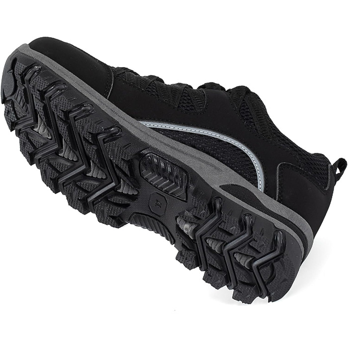 Жіночі трекінгові черевики JOMIX - Легкі черевики для хайкінгу, трекінгу та альпінізму. Зручні, дихаючі, з антиковзкою підошвою (40 EU, Чорний)