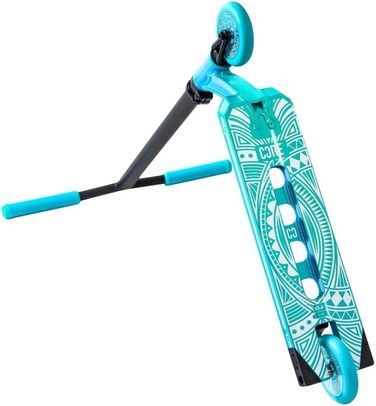 Трюковий самокат CORE Stunt Scooter 110mm, ABEC 9, для початківців та профі, 78-96 см, + стікер Fantic26 (Park CL1, бірюзовий)