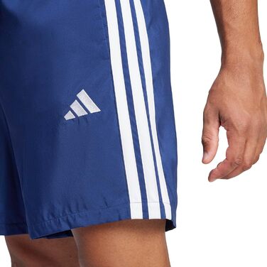 Чоловічі спортивні шорти adidas Performance Essentials Three Stripes, темно-сині/білі, розмір XL