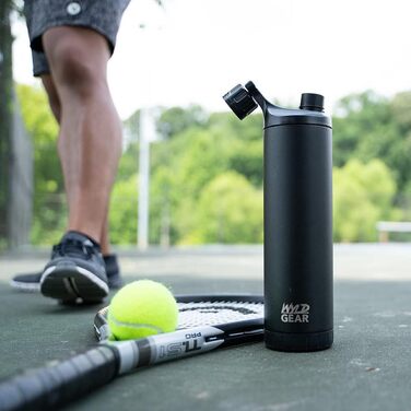 Термос Wyld Gear Mag Bottle 1005 мл, чорний, з магнітною кришкою, BPA-free