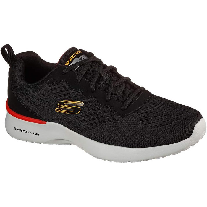 Чоловічі кросівки Skechers Skech-air Dynamight Tuned Up чорного кольору з сірими вставками, 42 EU