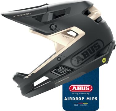Шолом ABUS AirDrop MIPS для MTB: даунхіл, фрірайд, ендуро, з вентиляцією та Ambient Sound Channel, для дорослих