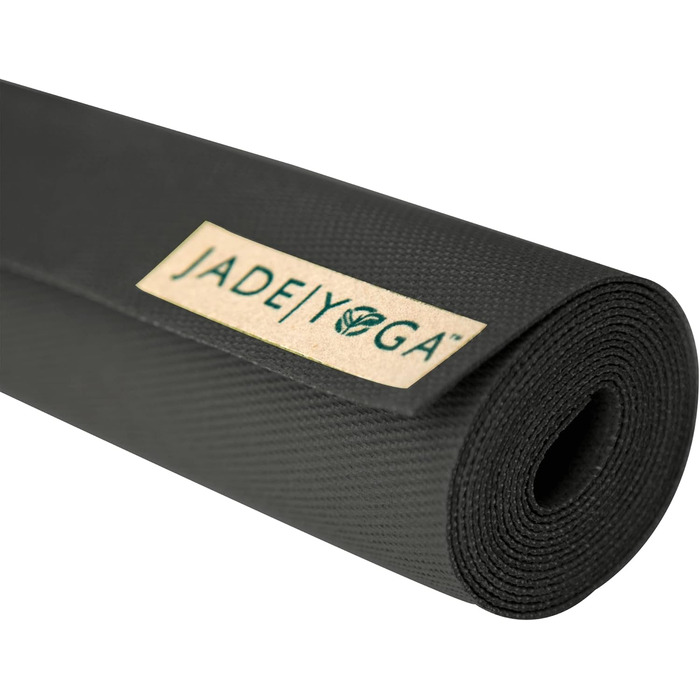 Йога-мат Jade Yoga Voyager 1,6 мм чорний, складаний, для подорожей