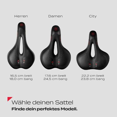 Impact® ComfortFit Ергономічне велосідло з м'яким гелем і пам'яттю форми, динамічна амортизація, інноваційне сідло для чоловіків та жінок