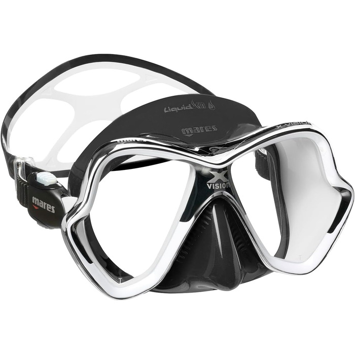 Дайвінг-маска Mares X-Vision Liquidskin Chrome, силіконова