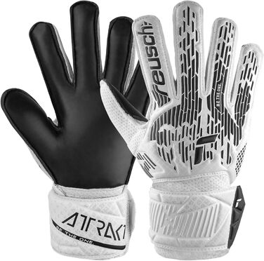 Воротарські рукавички Reusch Attrakt Solid для дорослих, унісекс, розмір 10, біло-чорні