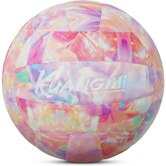 Волейбольний м'яч Kuangmi Weicher, розмір 5, для гри в приміщенні та на вулиці, спортивне тренування, пляжний м'яч для початківців, підлітків та дорослих