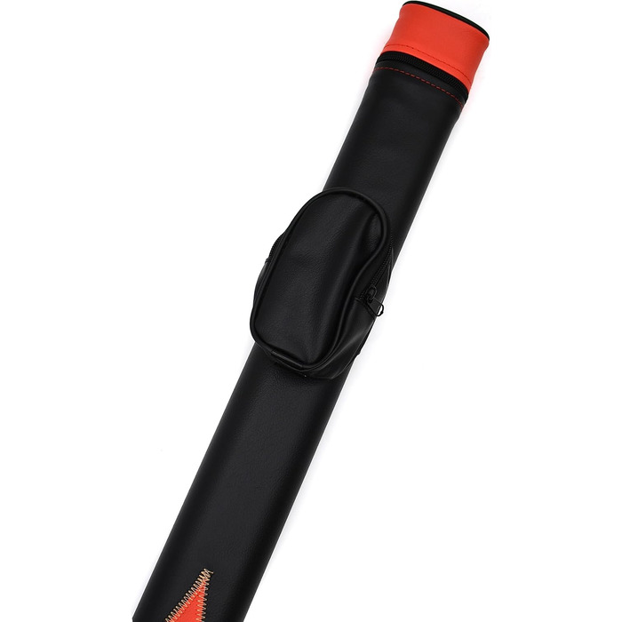 Більярдна сумка-чохол BILMAG Cue Player II 1/1, 82 см, чорний-червоний