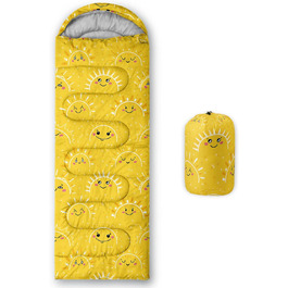 Спальний мішок HOSIMA для холодної погоди, водонепроникний, для кемпінгу, походів, подорожей, мисливства, з компресійним мішком (Multi 8)