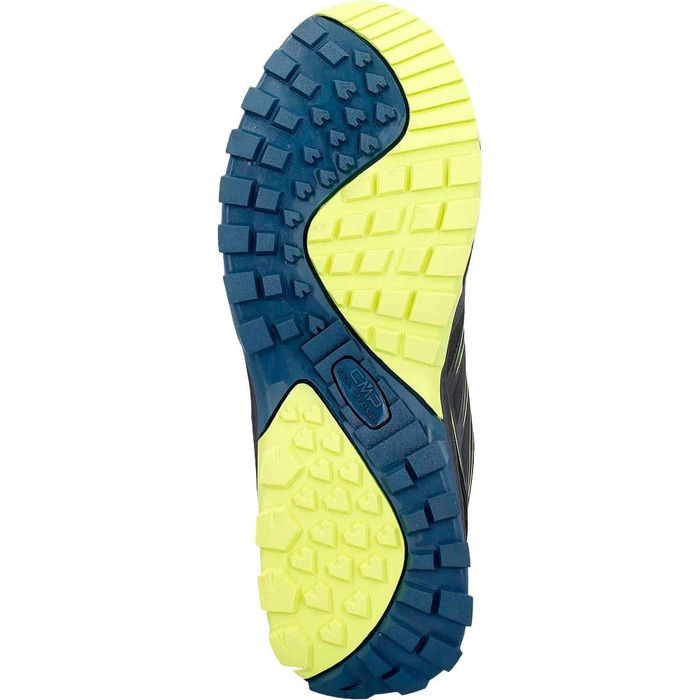 Чоловічі трейлові кросівки CMP Atik WP, 42 EU, сірий, жовтий, флуоресцентний