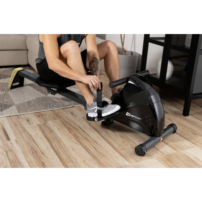 Гребний тренажер Hop-Sport HS-030R Boost золотистий