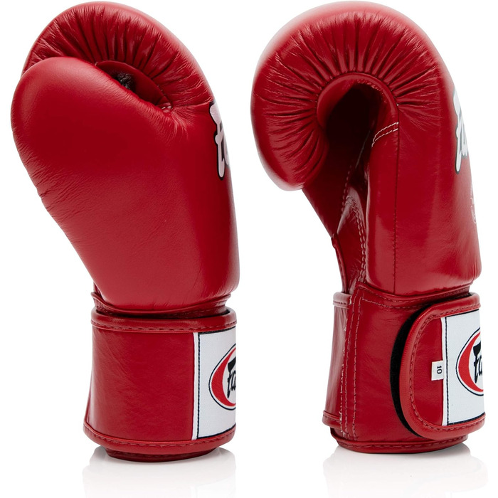Fairtex BGV1 боксерські рукавички для муай-тай, MMA, червоні, 12 унцій, для чоловіків, жінок і дітей, легкі, ударопоглинаючі, для тренувань і спарингів