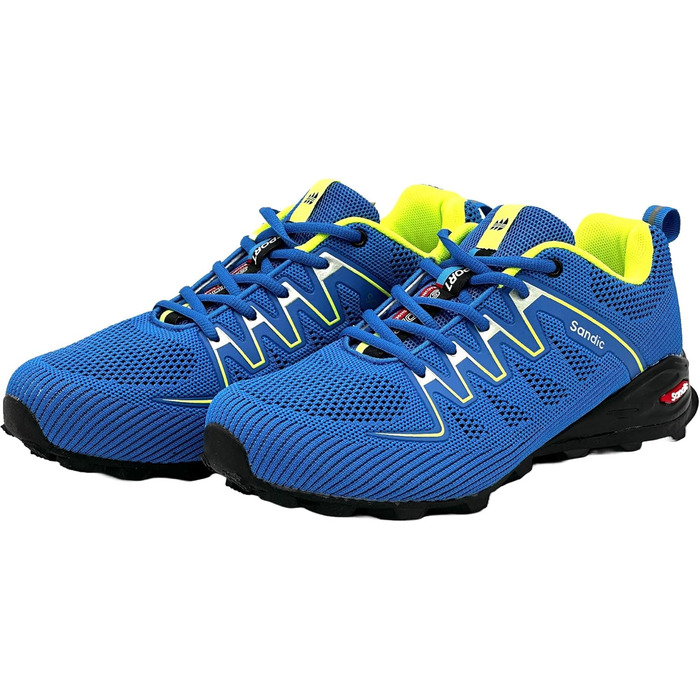 Чоловічі та жіночі трекінгові кросівки для хайкінгу та бігу. Зручні кросівки для активного відпочинку. Колір: чорний, зелений. Розмір: 43 EU