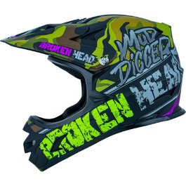 Шолом Broken Head Mud Digger Fullface для даунхілу та маунтінбайку, MTB, BMX, DH, велосипедний, розмір L (59-60 см)