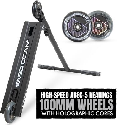 Самокат трюковий Madd Gear MG1 Raven Series Black/Black - для дітей від 5 років, алюмінієвий, професійний